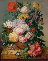 Blommor, ca 1840-tal